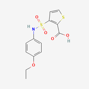 3-{[(4-Ethoxyphenyl)amino]sulfonyl}thiophene-2-carboxylic acid