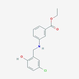 Ethyl 3-[(5-chloro-2-hydroxybenzyl)amino]benzoate