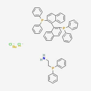 Dichloro[(R)-bis(diphenylphosphino)-1,1-binaphthyl][2-(diphenylphosphino)ethylamine]ruthenium(II)