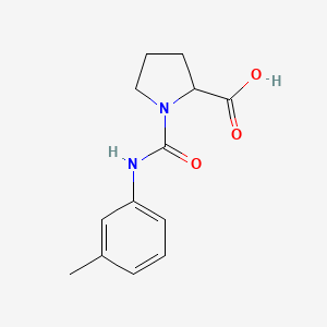 molecular formula C13H16N2O3 B3081200 1-{[(3-Methylphenyl)amino]carbonyl}proline CAS No. 1097832-63-7