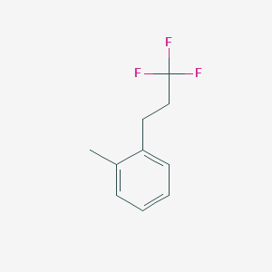 molecular formula C10H11F3 B3081288 1-Methyl-2-(3,3,3-trifluoropropyl)benzene CAS No. 1099597-69-9