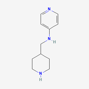 molecular formula C11H17N3 B3081366 N-(4-piperidinylmethyl)-4-pyridinamine CAS No. 110105-91-4