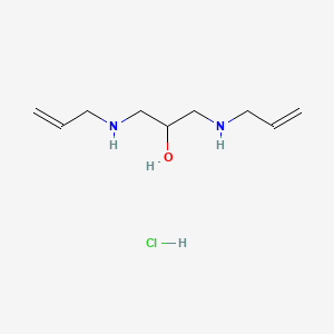 molecular formula C9H19ClN2O B3081378 1,3-Bis(allylamino)-2-propanolDihydrochloride CAS No. 1101184-94-4