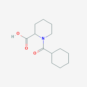 molecular formula C13H21NO3 B3081384 1-(Cyclohexylcarbonyl)piperidine-2-carboxylic acid CAS No. 1101232-71-6