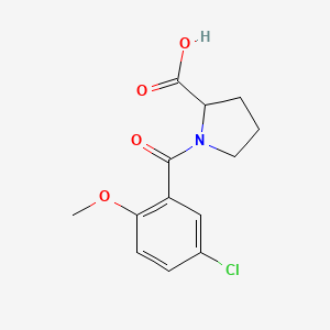 1-(5-Chloro-2-methoxybenzoyl)pyrrolidine-2-carboxylic acid