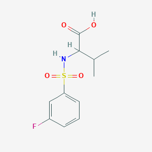 ((3-Fluorophenyl)sulfonyl)valine