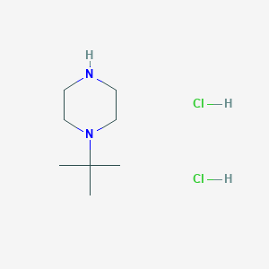molecular formula C8H20Cl2N2 B3081519 1-叔丁基哌嗪二盐酸盐 CAS No. 110469-59-5