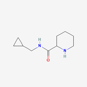 molecular formula C10H18N2O B3081534 N-(Cyclopropylmethyl)piperidine-2-carboxamide CAS No. 1105064-29-6