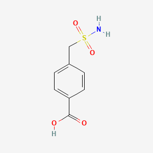 molecular formula C8H9NO4S B3081644 4-(Sulfamoylmethyl)benzoic acid CAS No. 110654-41-6