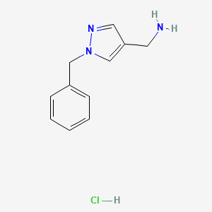 C-(1-Benzyl-1H-pyrazol-4-YL)-methylamine hydrochloride