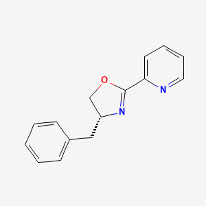 2-[(4R)-4,5-Dihydro-4-(phenylmethyl)-2-oxazolyl]pyridine