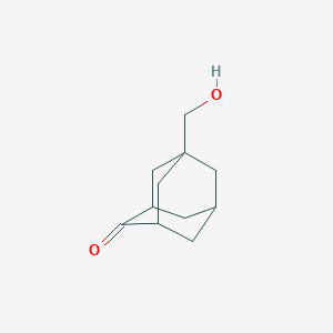 molecular formula C11H16O2 B3081718 1-Hydroxymethyl-4-oxoadamantane CAS No. 110874-17-4