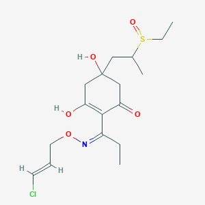 molecular formula C17H26ClNO5S B3081746 5-Hydroxy-clethodim Sulfoxide CAS No. 111031-08-4