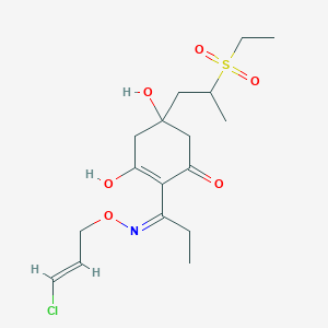 molecular formula C17H26ClNO6S B3081753 5-Hydroxy-clethodim Sulfone CAS No. 111031-11-9