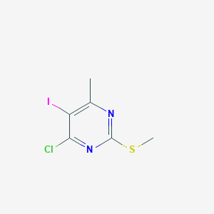 4-Chloro-5-iodo-6-methyl-2-(methylthio)pyrimidine