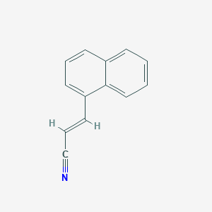 molecular formula C13H9N B3081939 (E)-1-萘乙烯腈 CAS No. 111686-30-7