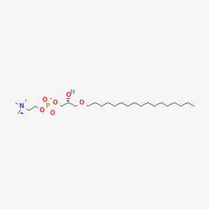 molecular formula C25H54NO6P B3081973 1-Heptadecyl-sn-glycero-3-phosphocholine CAS No. 111858-52-7
