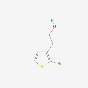 molecular formula C6H7BrOS B3081983 2-(2-Bromothiophen-3-yl)ethan-1-ol CAS No. 111881-86-8