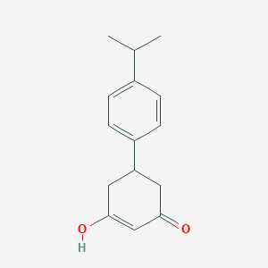 molecular formula C15H18O2 B3082029 3-羟基-5-(4-异丙苯基)环己-2-烯-1-酮 CAS No. 111945-86-9