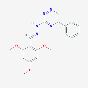 2,4,6-Trimethoxybenzaldehyde (5-phenyl-1,2,4-triazin-3-yl)hydrazone