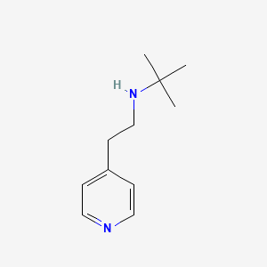 N-(tert-butyl)-N-(2-pyridin-4-ylethyl)amine
