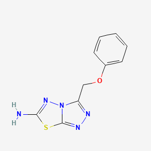 3-(Phenoxymethyl)-[1,2,4]triazolo[3,4-b][1,3,4]thiadiazol-6-amine