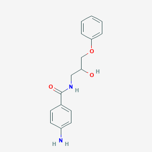 4-amino-N-(2-hydroxy-3-phenoxypropyl)benzamide