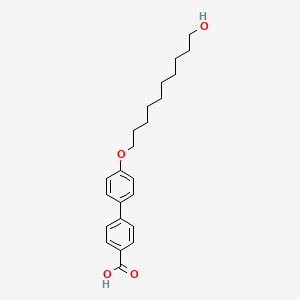 4'-[(10-Hydroxydecyl)oxy][1,1'-biphenyl]-4-carboxylic acid