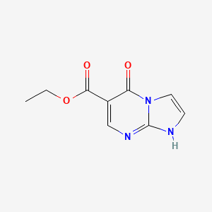 molecular formula C9H9N3O3 B3082352 Ethyl 5-oxo-1,5-dihydroimidazo[1,2-a]pyrimidine-6-carboxylate CAS No. 112273-77-5
