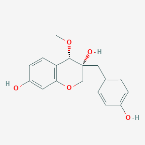 molecular formula C17H18O5 B3082403 3'-deoxy-4-O-methylsappanol CAS No. 112408-68-1