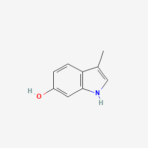 molecular formula C9H9NO B3082423 3-methyl-1H-indol-6-ol CAS No. 1125-89-9