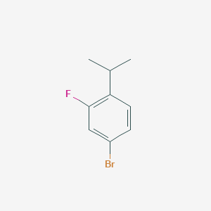 molecular formula C9H10BrF B3082452 4-Bromo-2-fluoro-1-isopropylbenzene CAS No. 112611-87-7