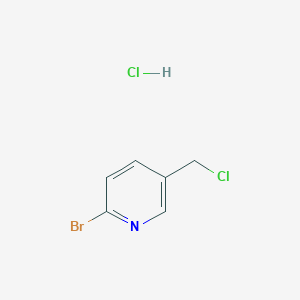 molecular formula C6H6BrCl2N B3082484 2-Bromo-5-(chloromethyl)pyridine hydrochloride CAS No. 1126779-39-2