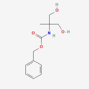 molecular formula C12H17NO4 B3082509 benzyl N-(1,3-dihydroxy-2-methylpropan-2-yl)carbamate CAS No. 112766-49-1
