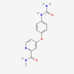 molecular formula C14H14N4O3 B3082588 索拉非尼杂质 21 CAS No. 1129683-88-0