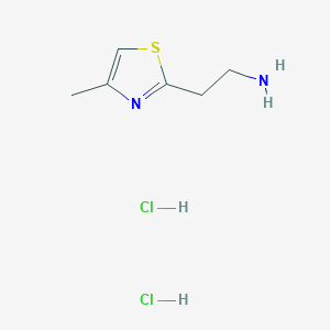 [2-(4-Methyl-1,3-thiazol-2-yl)ethyl]amine dihydrochloride