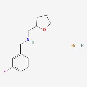 (3-Fluoro-benzyl)-(tetrahydro-furan-2-ylmethyl)-amine hydrobromide