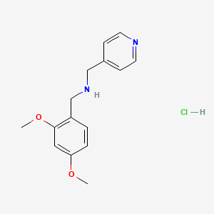 (2,4-Dimethoxy-benzyl)-pyridin-4-ylmethyl-amine hydrochloride