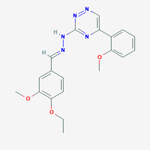 4-Ethoxy-3-methoxybenzaldehyde [5-(2-methoxyphenyl)-1,2,4-triazin-3-yl]hydrazone