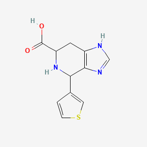 4-(Thiophen-3-yl)-3H,4H,5H,6H,7H-imidazo[4,5-c]pyridine-6-carboxylic acid