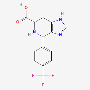 4-[4-(Trifluoromethyl)phenyl]-3H,4H,5H,6H,7H-imidazo[4,5-c]pyridine-6-carboxylic acid