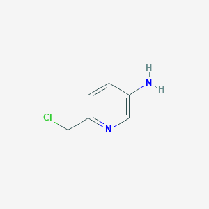 molecular formula C6H7ClN2 B3083281 6-(Chloromethyl)pyridin-3-amine CAS No. 1140241-24-2