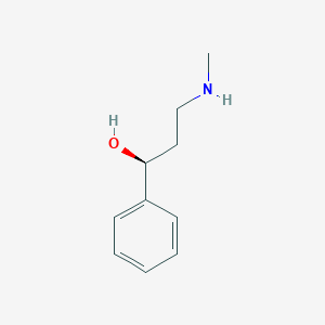 molecular formula C10H15NO B3083322 (s)-3-(Methylamino)-1-phenylpropanol CAS No. 114133-37-8
