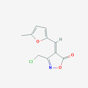 (4E)-3-(Chloromethyl)-4-[(5-methyl-2-furyl)-methylene]isoxazol-5(4H)-one