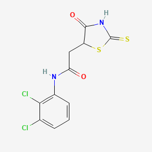 N-(2,3-dichlorophenyl)-2-(2-mercapto-4-oxo-4,5-dihydro-1,3-thiazol-5-yl)acetamide