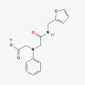 [{2-[(2-Furylmethyl)amino]-2-oxoethyl}(phenyl)-amino]acetic acid