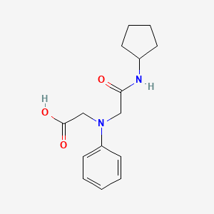 [[2-(Cyclopentylamino)-2-oxoethyl](phenyl)amino]-acetic acid