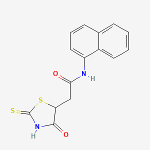 2-(2-mercapto-4-oxo-4,5-dihydro-1,3-thiazol-5-yl)-N-1-naphthylacetamide