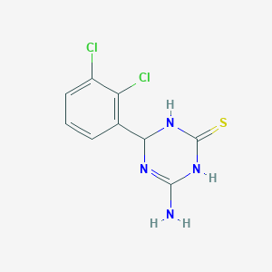 4-Amino-6-(2,3-dichlorophenyl)-1,6-dihydro-1,3,5-triazine-2-thiol