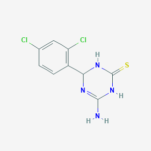 4-Amino-6-(2,4-dichlorophenyl)-1,6-dihydro-1,3,5-triazine-2-thiol